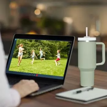 Прочная изолированная чашка на 1100 мл, полезная, из нержавеющей стали, пищевая, термостойкая белый