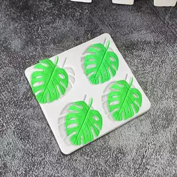 Прочная изысканная форма, гибкая привлекательная черепаха в форме листа, форма для торта, десерта, гаджет для выпечки, кухонные аксессуары, форма для помадки C