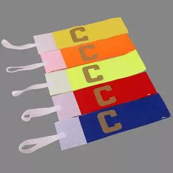 Прочная классическая повязка на руку, нежная детская эластичная футбольная повязка на руку капитана, повязка на руку лидера соревнований оранжевый