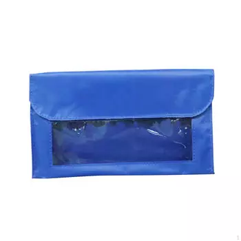 Прочная классная сумка с магнитным карманом для хранения для школьного домашнего холодильника синий