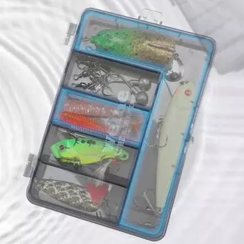 Прочная конструкция защелки большой емкости для хранения рыболовных снастей на 5 сетках на открытом воздухе