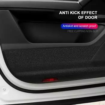 Прочная, крепкая, липкая, простая установка, защитная накладка на порог автомобиля, внешняя накладка на панель, наклейка для автомобиля B чёрный