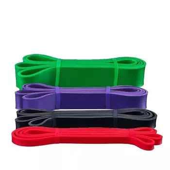 Прочная латексная лента, эластичная лента для силовых подтягиваний, вспомогательная лента для пилатеса, тренажерный зал, оборудование для фитнеса, укрепляющий поезд жёлтый