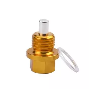 Прочная магнитная гайка масляного картера M14 x 1,5 мм, винт сливной масляной пробки для Ford Honda M14*1.5 золотистый
