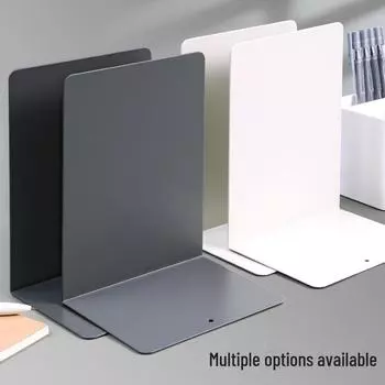 Прочная металлическая подставка для книг — простая, устойчивая и устойчивая к опрокидыванию для офисного хранения