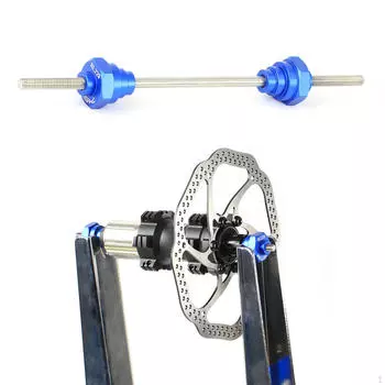 Прочная металлическая подставка для велосипедного колеса через адаптер для осей 12/15/20 мм