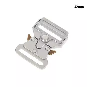 прочная металлическая пряжка ремня, быстрая боковая застежка для сумки «сделай сам», багажа, уличного рюкзака, ремень, лямка, кожаные поделки 32mm