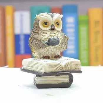 Прочная миниатюрная декоративная смола с защитой от выцветания в виде животных Owl