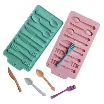 Прочная многофункциональная прозрачная текстура, креативная форма для изготовления печенья «сделай сам», ложка, силиконовая форма, инструмент для выпечки, форма для печенья розовый