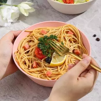 Прочная многоразовая круглая японская чаша для рамэна, не содержащая бисфенола А, кухонные аксессуары, миска для рамэна бежевый