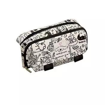 Прочная многослойная канцелярская сумка, симпатичная большая вместительная сумка для карандашей, переносные пеналы, мультяшный чехол для ручек, канцелярские принадлежности для студентов