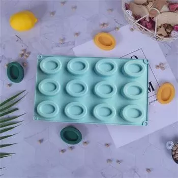 Прочная нелипкая удобная прочная форма для выпечки мини-десертных кексов, пончиков, форма для выпечки торта зелёный