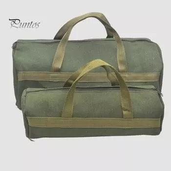 Прочная нескользящая холщовая сумка с дизайном ручки для электрика, органайзер для отверток, сумка для дома Small