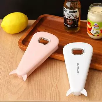 Прочная открывалка для бутылок, быстросъемный инструмент для открывания банок, высококачественный консервный нож, инструмент для открывания синий