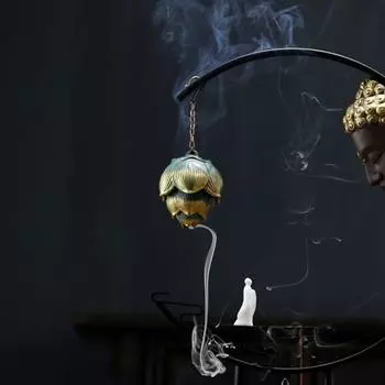 Прочная печь для ароматерапии, инновационный керамический домашний декор с обратным потоком