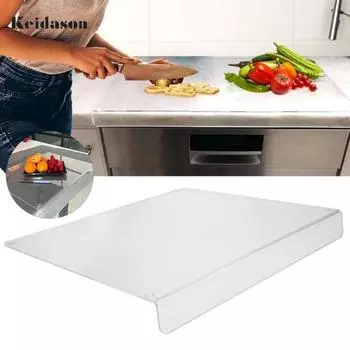 Прочная пищевая акриловая разделочная доска с прозрачным дизайном для фруктов и товаров для дома Square S