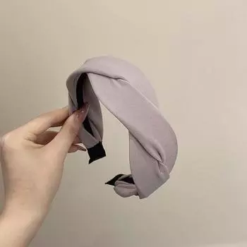 Прочная плетеная винтажная мягкая эластичная повязка на голову для женщин, модная широкая боковая повязка для волос, обруч, головной убор, повязка для волос для девочек, аксессуары для волос