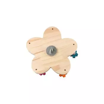 Прочная подставка для попугая, деревянная игрушка-колесо для попугая, вращающееся колесо обозрения, кормушка для попугая, дрессировка Parrot Perch Stand