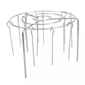 Прочная подставка для шампуров из нержавеющей стали, инструменты для барбекю, совместима с аэрофритюрницами и скороварками для здорового гриля A