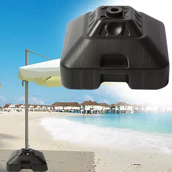 Прочная подставка для зонта для использования на открытом воздухе - грузоподъемность 30 л белый