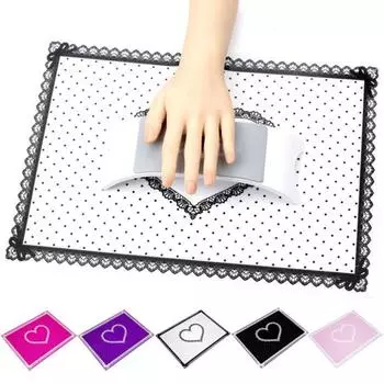 Прочная подушечка для маникюра с гладкими краями обеспечивает легкую защиту розовый