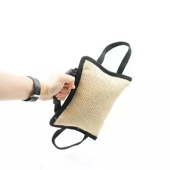 Прочная подушка-ошейник для дрессировки собак с 2 ручками-веревками для дрессировки малинуа, немецкой овчарки, ротвейлера, жевательная игрушка для домашних животных