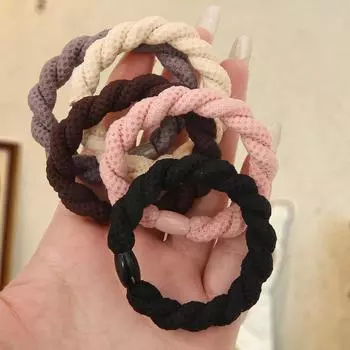 Прочная повязка на голову, кольцо для волос, модный головной убор для девочки, милая резинка, аксессуары для волос слоновая кость