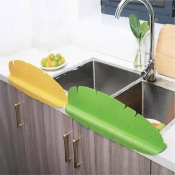 Прочная, простая в эксплуатации, безопасная от брызг, кухонная доска для блокировки воды, хозяйственные товары, защита от брызг воды зелёный
