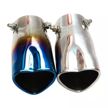 Прочная, простая в установке, компактная насадка на глушитель в форме сердца для внедорожника C