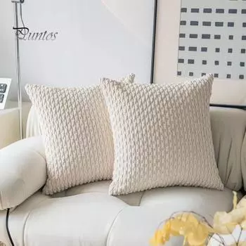 Прочная прозрачная текстура цветная подушка чехол для дивана диванная подушка бытовые принадлежности серый