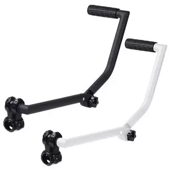 Прочная ручка для газонокосилки, регулируемый угол наклона, удлинитель ручки для газонокосилки чёрный