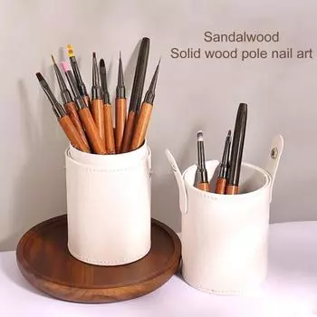 Прочная ручка из сандалового дерева, удобная ручка для рисования ногтей, УФ-гель, светотерапия для салона C