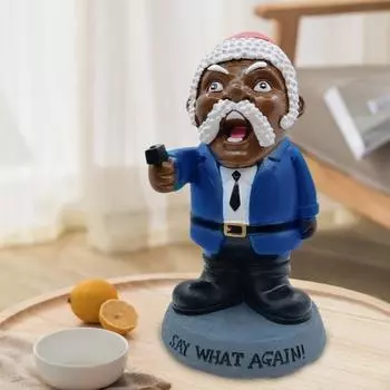 Прочная садовая статуя, реалистично выглядящая, Санта-Клаус, расписанная вручную, своими руками, поделки