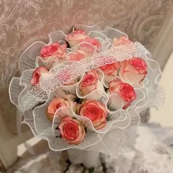 Прочная сетка для упаковки цветов, привлекательная декоративная элегантная волнистая пряжа, яркая сетка для фестивального использования чёрный