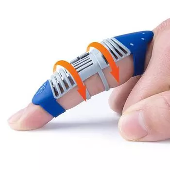 Прочная шина для пальцев, гладкая, гибкая, эргономичная. M синий