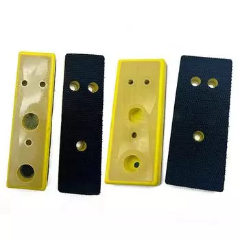 Прочная шлифовальная машина на липучке 30x100 мм, прямоугольная полировальная подушка в комплекте