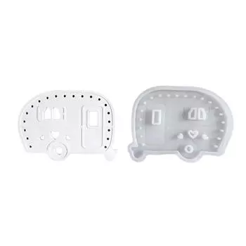 Прочная силиконовая форма Маленькие панели автобуса Дизайн Портативная для рукоделия и проектов декоративного освещения Орнамент T2