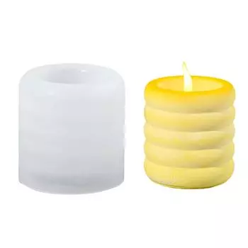 Прочная силиконовая форма с пятью круглыми звеньями, идеально подходящая для домашнего декора и подарков, подходит для любителей рукоделия.