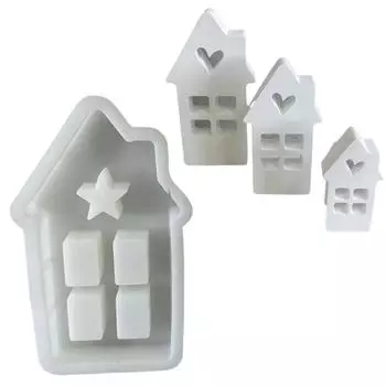 Прочная силиконовая форма в форме звезды, формы для украшения дома, миниатюрная форма для украшения дома для любителей делать своими руками S
