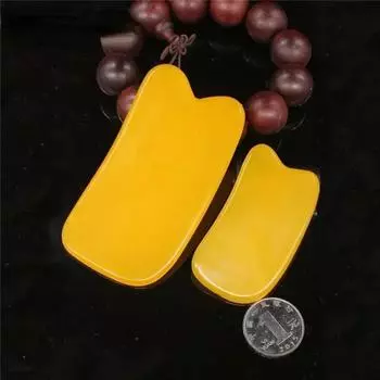 Прочная смоляная доска гуаша для спа-массажа, скребок для массажа лица в форме сердца, скребок для акупунктуры, уход за кожей, релаксационные инструменты