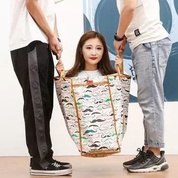 Прочная стеганая сумка для хранения одежды большой вместимости 175g 50x35x20cm