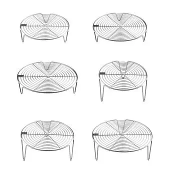 Прочная стойка для готовки на пару из нержавеющей стали, кухонный держатель для готовки на пару, кухонный инструмент X3UC