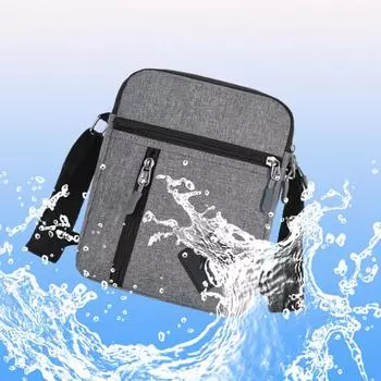 Прочная сумка через плечо, поясная сумка, водонепроницаемая сумка через плечо, нейлоновая сумка, спортивная сумка для кемпинга на открытом воздухе, скалолазания чёрный