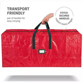 Прочная сумка для хранения рождественской елки Праздничные рождественские чехлы для искусственных елок Водонепроницаемая сверхпрочная коробка с застежкой-молнией