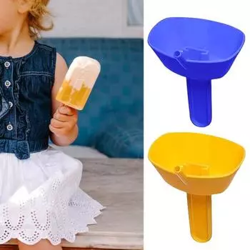 Прочная сверхмощная широкая область применения, не содержит бисфенола А, защита от грязных рук, летняя подставка для леденцов, товары для дома, подставка для мороженого красный