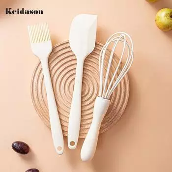Прочная термостойкая нескользящая лопатка для взбивания сливок, масляная кисть, инструменты, кухонные принадлежности A