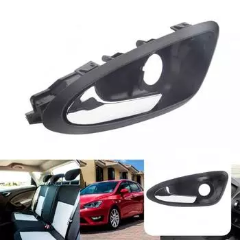 Прочная внутренняя дверная ручка, стандартная, уникальная левая внутренняя дверная ручка с гальваническим покрытием 6J1837113A для SEAT-Ibiza 2009-2012 гг.