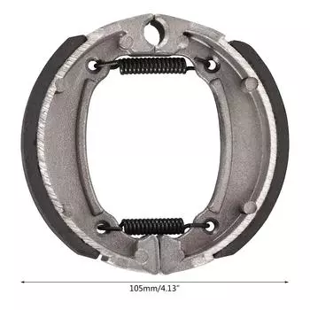 Прочная задняя тормозная колодка 105 мм, колодка тормозного барабана улучшает впечатления от езды, подходит для квадроциклов объемом 50 куб.см, 70 куб.см.