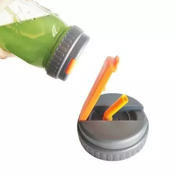 Прочная защита без BPA, экологически чистая банка для напитков, крышка с носиком, откидная крышка, крышка для повседневной жизни синий