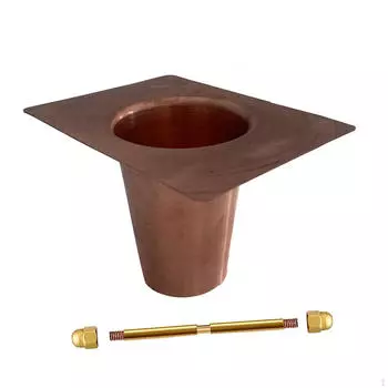 Прочное крепление для желоба с дождевой цепью для эффективного потока воды Aluminium